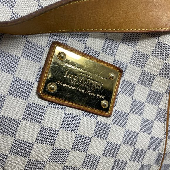 LOUIS VUITTON Damier Azur Galliera GM Shoulder Bag - Picture 4 of 16